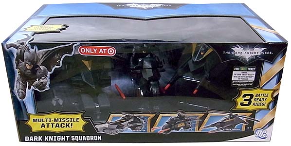 MATTEL 映画版 THE DARK KNIGHT RISES USAターゲット限定 DARK KNIGHT SQUADRON