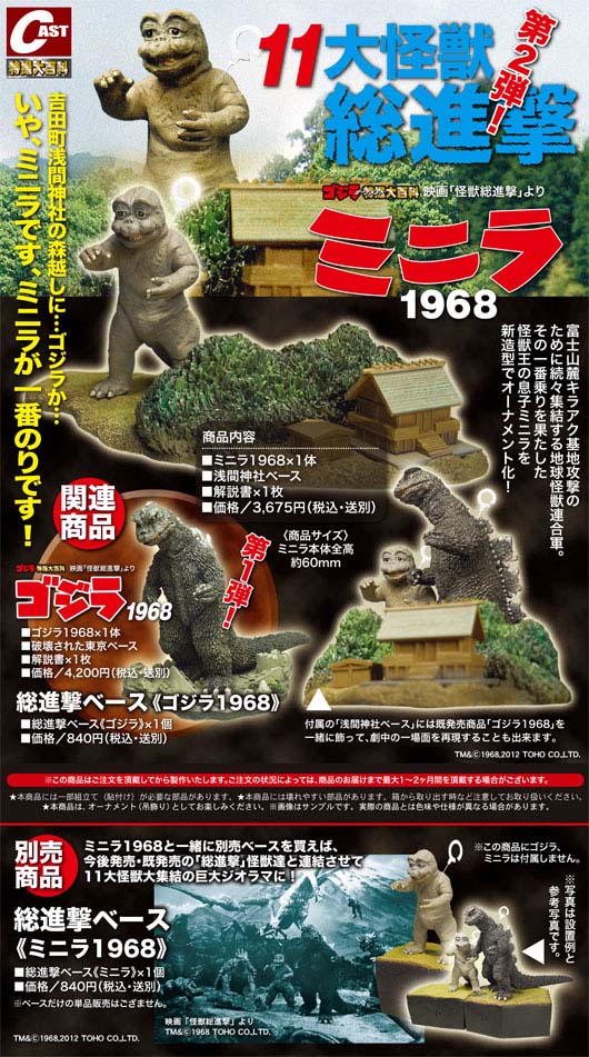 感謝価格 ゴジラ オーナメント 特撮大百科ver.1 空の大怪獣ラドン雛 単品 ゴジラ