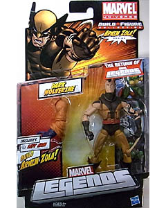 HASBRO MARVEL LEGENDS 2012 SERIES 2 ARNIM ZOLA SERIES VARIANT DARK WOLVERINE [UNMASKED] 