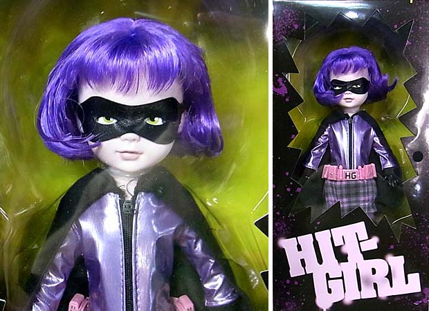 Kick Ass Hit Girl HOTTOYS Living Dead Doll Mezco 11 Inch Action Figure for sale online