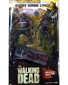 McFARLANE TOYS THE WALKING DEAD TV 5インチアクションフィギュア SERIES 2 BLOODY B&W ZOMBIE 3PACK