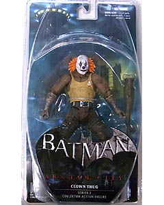 DC COLLECTIBLES BATMAN: ARKHAM CITY SERIES 3 CLOWN THUG [ORANGE HAIR]