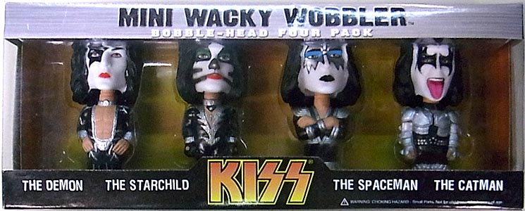 FUNKO MINI WACKY WOBBLER KISS 4PACK