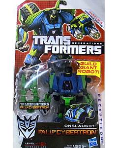 HASBRO TRANSFORMERS GENERATIONS FALL OF CYBERTRON DELUXE CLASS ONSLAUGHT [DECEPTICON BRUTICUS]