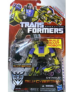 HASBRO TRANSFORMERS GENERATIONS FALL OF CYBERTRON DELUXE CLASS SWINDLE [DECEPTICON BRUTICUS]