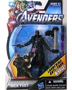 HASBRO 映画版 THE AVENGERS 3.75インチ MOVIE SERIES ASSAULT SQUAD NICK FURY