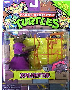 PLAYMATES TEENAGE MUTANT NINJA TURTLES CLASSIC COLLECTION ベーシックフィギュア SPLINTER ブリスターハガレ特価