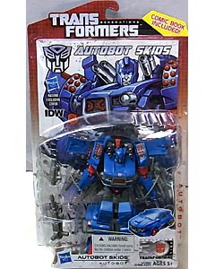 HASBRO TRANSFORMERS GENERATIONS DELUXE CLASS AUTOBOT SKIDS [COMIC BOOK INCLUDED]