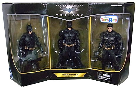 MATTEL 映画版 THE DARK KNIGHT TRILOGY 6インチ MOVIE MASTERS PREMIUM BOX SET パッケージ破れ＆塗装傷み特価