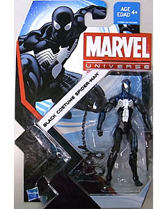 ブリスターハガレ特価 HASBRO MARVEL UNIVERSE SERIES 5 #007 BLACK COSTUME SPIDER-MAN