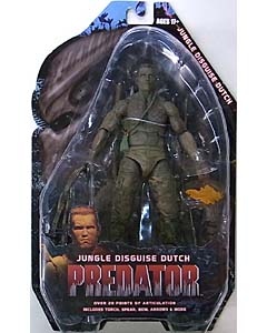 NECA PREDATORS 7インチアクションフィギュア シリーズ9 PREDATOR JUNGLE DISGUISE DUTCH