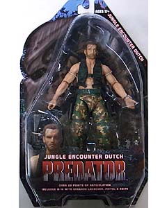 NECA PREDATORS 7インチアクションフィギュア シリーズ9 PREDATOR JUNGLE ENCOUNTER DUTCH