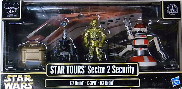 STAR WARS USAディズニーテーマパーク限定 STAR TOURS SECTOR 2 SECURITY 3PACK