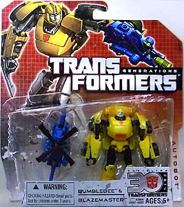 HASBRO TRANSFORMERS GENERATIONS LEGENDS CLASS BUMBLEBEE & BLAZE MASTER