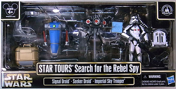 STAR WARS USAディズニーテーマパーク限定 STAR TOURS SEARCH FOR THE REBEL SPY 3PACK