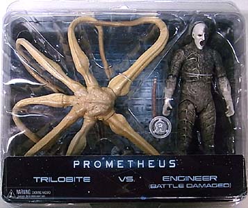 NECA PROMETHEUS USA TOYSRUS限定 2PACK TRILOBITE VS ENGINEER [BATTLE DAMAGED]