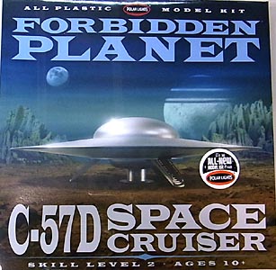 POLAR LIGHTS 1/144スケール FORBIDDEN PLANET C-57D SPACE CRUISER 組み立て式プラモデル