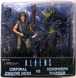 NECA ALIEN 7インチアクションフィギュア ALIENS CORPORAL DWAYNE HICKS VS XENOMORPH WARRIOR 2PACK