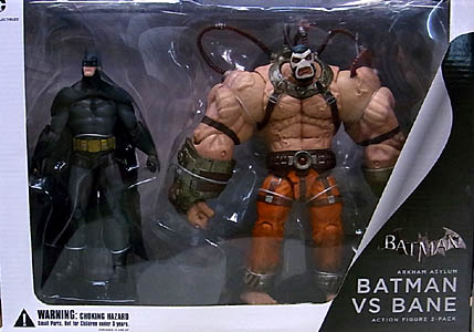 DC COLLECTIBLES BATMAN: ARKHAM ASYLUM BATMAN VS BANE ACTION FIGURE 2PACK