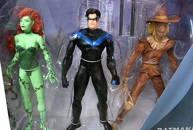 Scarecrow Nightwing Poison Ivy *NEW DC Comics Batman Hush Action Figure 3-Pack 