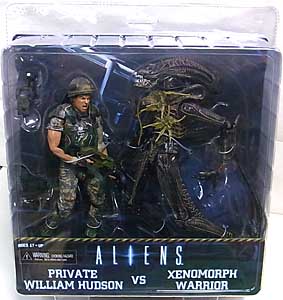 NECA ALIEN 7インチアクションフィギュア ALIENS PRIVATE WILLIAM HUDSON VS XENOMORPH WARRIOR 2PACK