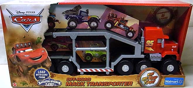 MATTEL CARS 2014 THE RADIATOR SPRINGS 500 1/2 OFF-ROAD MACK TRANSPORTER