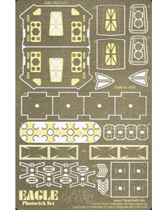 PARAGRAFIX MPC 1/72スケール SPACE: 1999 EAGLE 1用 エッチングパーツ / PGX177