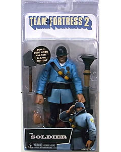 NECA PLAYER SELECT TEAM FORTRESS 2 DX 7インチアクションフィギュア THE SOLDIER [TEAM BLU]