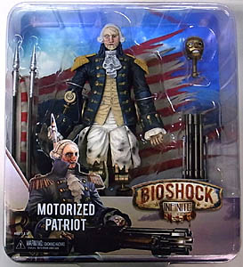 ブリスター傷み特価 NECA PLAYER SELECT BIOSHOCK INFINITE 9インチアクションフィギュア MOTORIZED PATRIOT