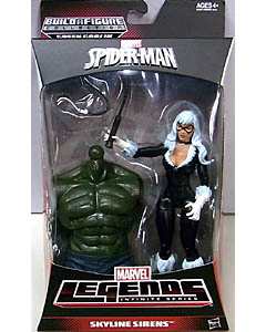 HASBRO MARVEL LEGENDS 2014 INFINITE SERIES SPIDER-MAN SKYLINE SIRENS BLACK CAT パッケージ傷み特価