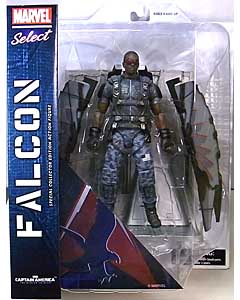 DIAMOND SELECT MARVEL SELECT 映画版 CAPTAIN AMERICA: THE WINTER SOLDIER FALCON パッケージ傷み特価