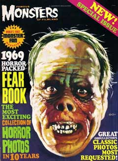 FAMOUS MONSTERS OF FILMLAND 1969 YEARBOOK