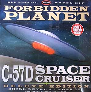 POLAR LIGHTS 1/144スケール FORBIDDEN PLANET C-57D SPACE CRUISER 組み立て式プラモデル [デラックスエディション]