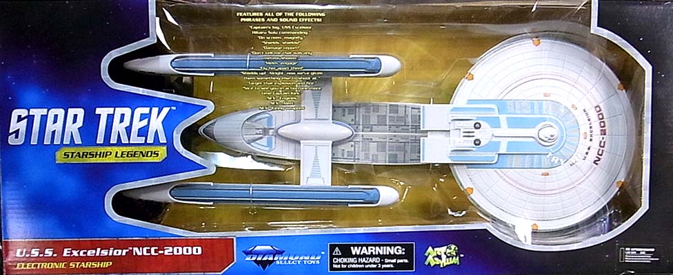 DIAMOND SELECT STAR TREK STARSHIP LEGENDS U.S.S. EXCELSIOR NCC-2000