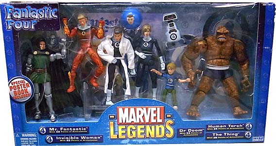 TOYBIZ MARVEL LEGENDS DX BOX FANTASTIC FOUR GIFT PACK