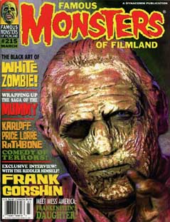 FAMOUS MONSTERS OF FILMLAND #215