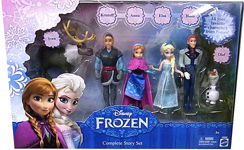 在庫処分特価 MATTEL DISNEY FROZEN COMPLETE STORY SET