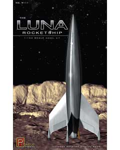 PEGASUS HOBBIES 1/144スケール THE LUNA ROCKETSHIP 組み立て式プラモデル