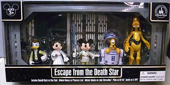 STAR WARS USAディズニーテーマパーク限定 フィギュア ESCAPE FROM THE DEATH STAR 5PACK ワケアリ特価