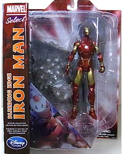 DIAMOND SELECT MARVEL SELECT USAディズニーストア限定 BLEEDING EDGE IRON MAN パッケージ傷み特価