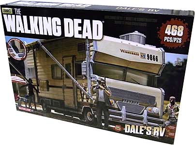 McFARLANE TOYS THE WALKING DEAD TV BUILDING SETS DALE'S RV