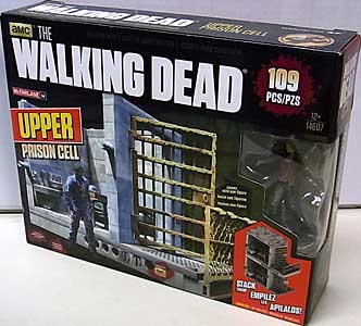 McFARLANE TOYS THE WALKING DEAD TV BUILDING SETS UPPER PRISON CELL [CAROL PELETIER]