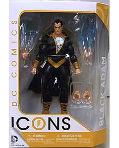 DC COLLECTIBLES DC COMICS ICONS BLACK ADAM パッケージ破れ特価