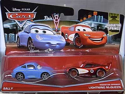 MATTEL CARS 2015 2PACK SALLY & RADIATOR SPRINGS LIGHTNING McQUEEN