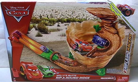 MATTEL CARS 2015 PLAYSET WILLY'S BUTTE RIP-A-ROUND RIDGE