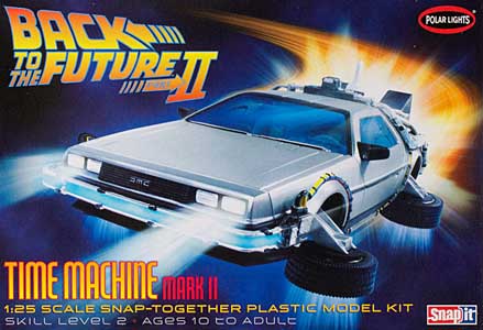 POLAR LIGHTS 1/25スケール BACK TO THE FUTURE PART II TIME MACHINE 組み立て式プラモデル スナップキット