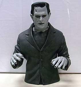 DIAMOND SELECT UNIVERSAL MONSTERS BUST BANK FRANKENSTEIN [BLACK & WHITE]