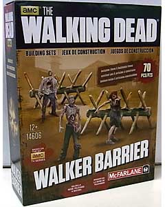 McFARLANE TOYS THE WALKING DEAD TV BUILDING SETS WALKER BARRIER