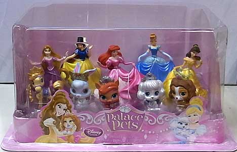 USA DISNEY STORE 限定 DELUXE FIGURINE PLAYSET PALACE PETS パッケージワレ特価