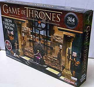 McFARLANE TOYS GAME OF THRONES BUILDING SETS IRON THRONE ROOM